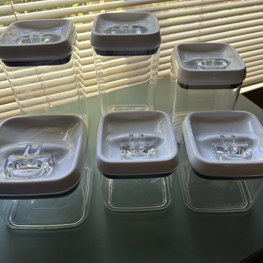 Better homes and garden Airtight Clear Food Storage Canister Set - 6 Piece